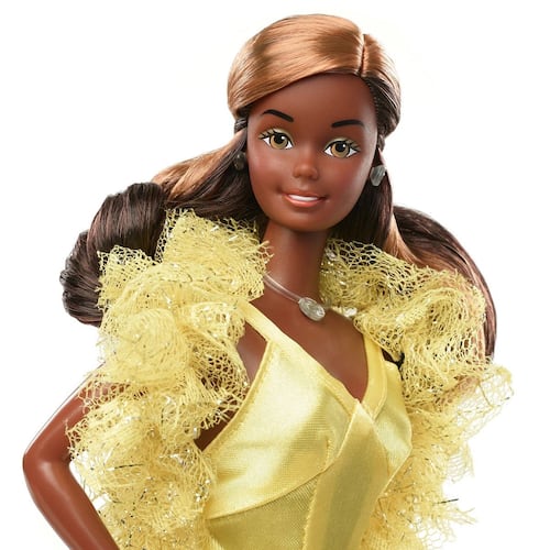 Barbie Collector, Barbie Superestrella Christie Repro, Muñecas para niñas de 6 años en adelante