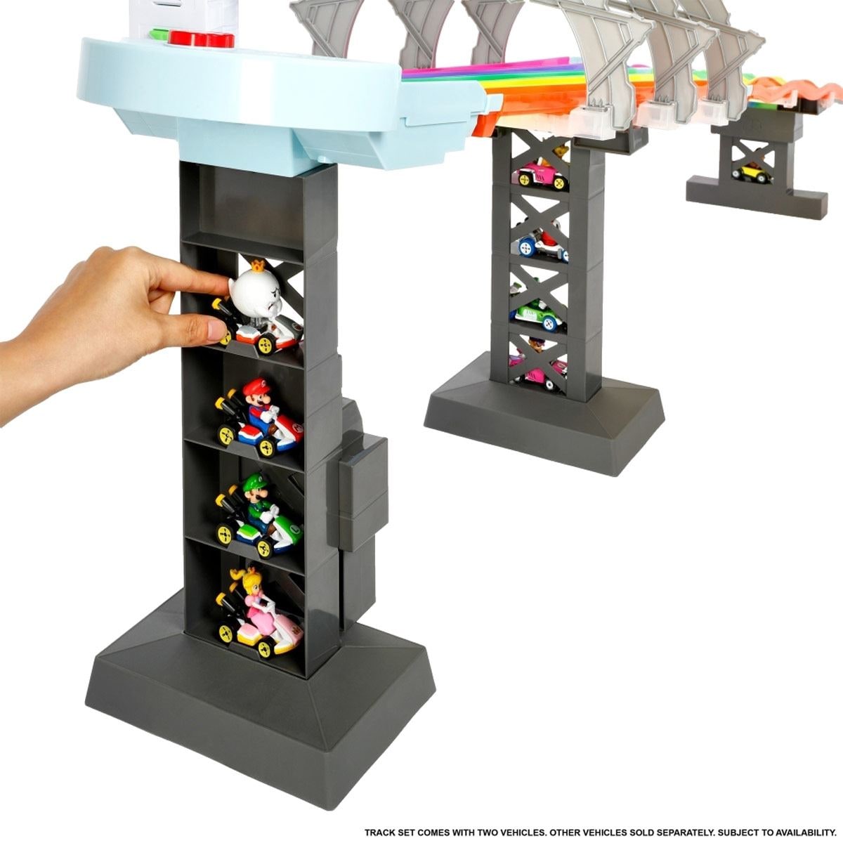 Senda Arcoiris Pista Hot Wheels Mario Bros Kart Track Pista De