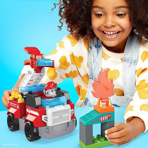 Mega Bloks Paw Patrol Camión de Bomberos de Marshall
