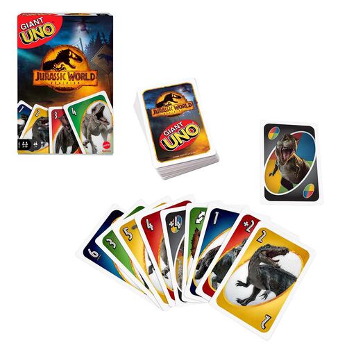 UNO Jurassic World UNO Gigante Jurassic World 3
