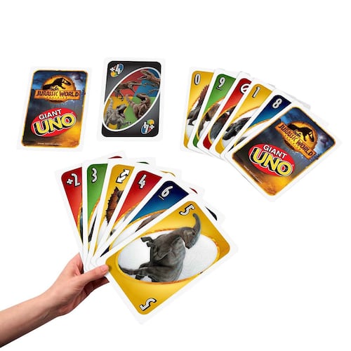 UNO Jurassic World UNO Gigante Jurassic World 3