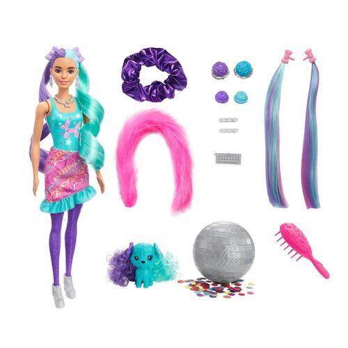 Barbie Color reveal, Barbie Set de Fiesta Sorpresa, Muñecas