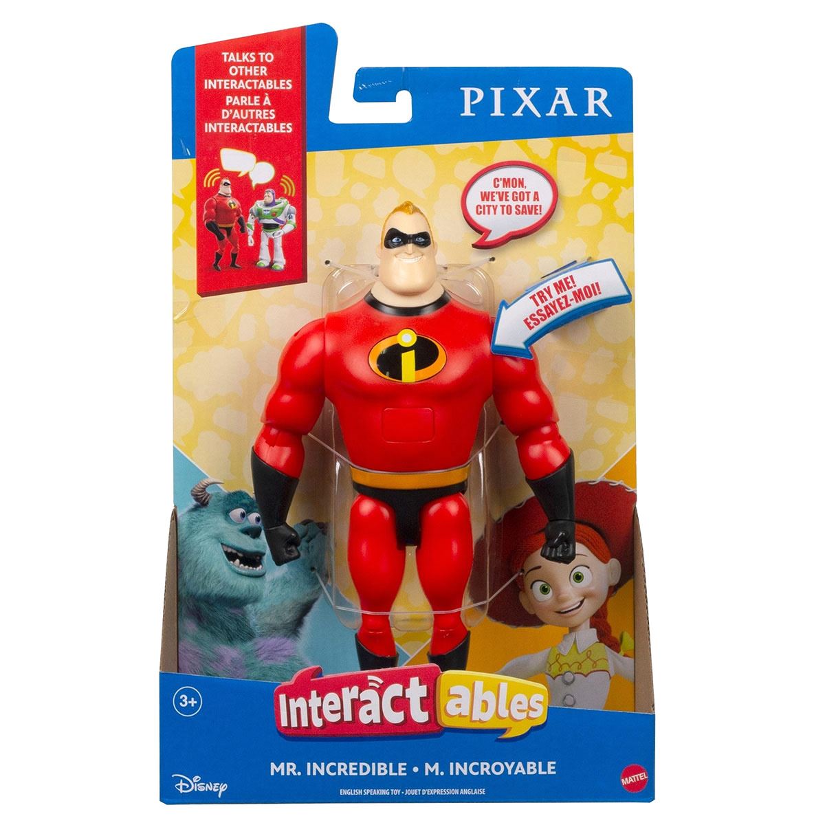 Disney Pixar Los Increibles Figura Interactiva Mr. Increible Juguete