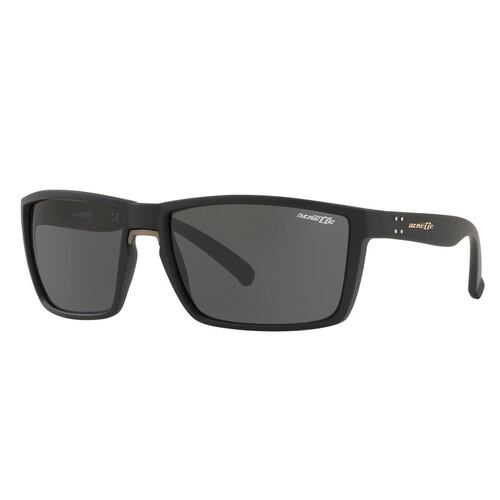 Lente de sol Arnette Prydz gris con armazón negro
