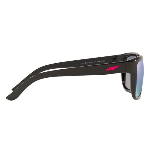 Lente Solar Arnette Swindle Espejeado Violeta Nylon Negro