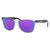 Lentes solares Oakley frogskins 35th prizm violeta espejeado armazón negro
