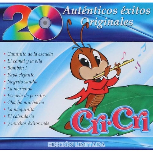 CD  Cri - Cri- 20 Auténticos Éxitos Originales