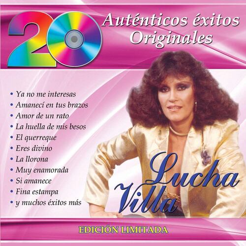 CD Lucha Villa-20 Auténticos Éxitos Originales
