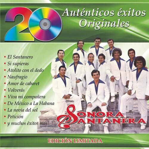 CD Sonora Santanera 20 Auténticos Éxitos Originales