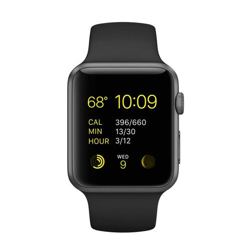 Apple Watch Caja de aluminio gris espacial de 42 mm
