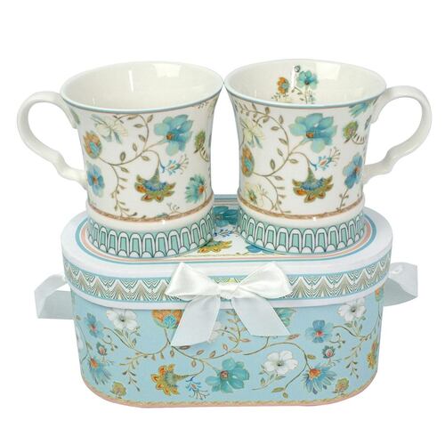 Set de 2 tazas shape mug blue romance Brivogue