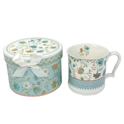 Taza de café grande en caja de regalo blue romance Brivogue