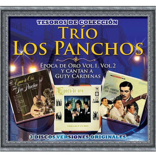 CD Tesoros De Colección - Trío Los Panchos " La Época de Oro Vol. 1 y 2" y "Cantan a Guty Cárdenas