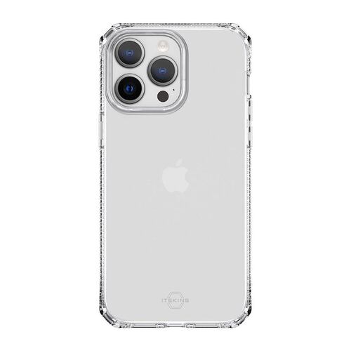 Funda Iphone 14 Pro Electroplated blanca