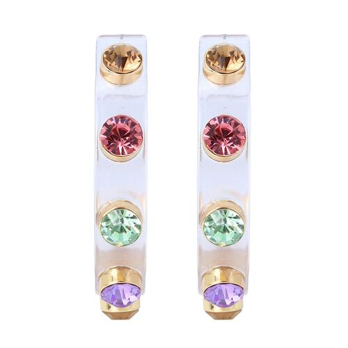 Aretes de Acero Dorado tipo  arracada STEVE MADDEN