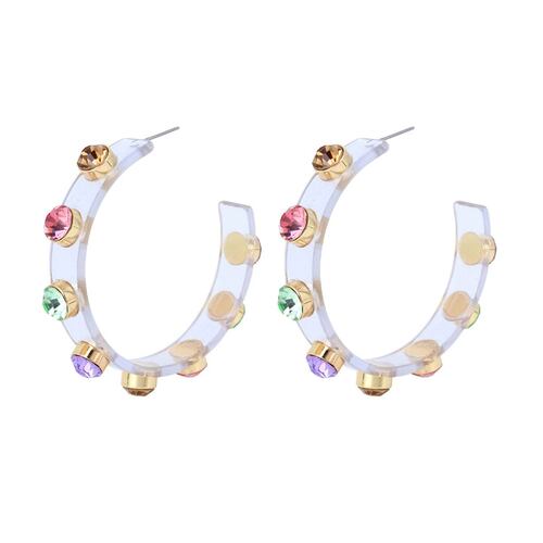 Aretes de Acero Dorado tipo  arracada STEVE MADDEN