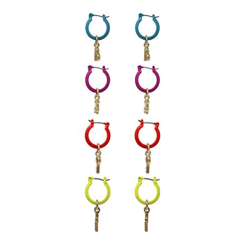 Aretes de Acero Dorado tipo  arracada STEVE MADDEN