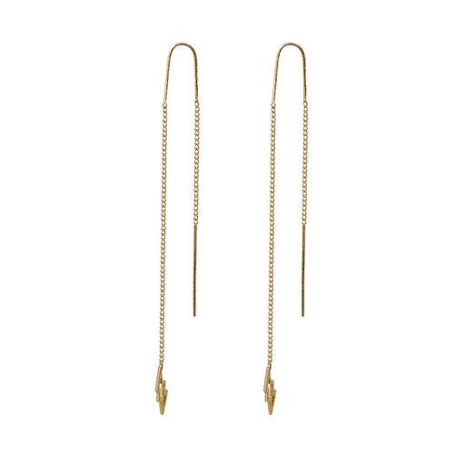 Aretes de Acero Dorado tipo  anzuelo STEVE MADDEN