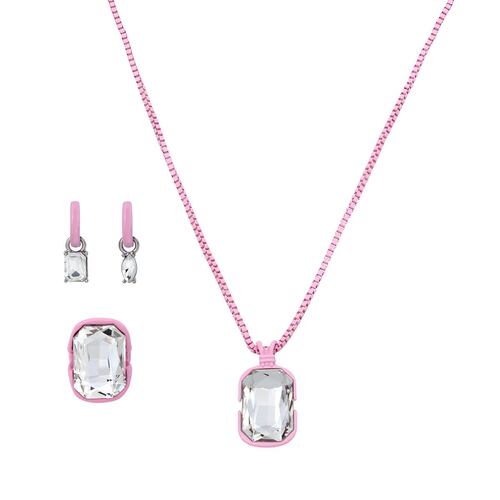 Box set rosa marca Steve Madden detalle cristal