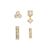 Box Aretes Steve Madden Color Oro