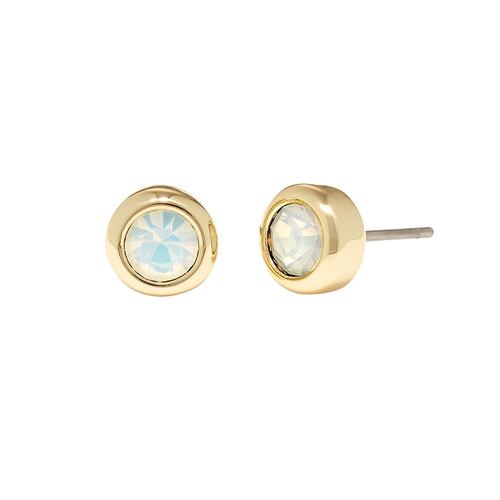 Box Set Collar Tipo Corto Detalle de Logo C y Aretes Tipo Colgante Corto Coach