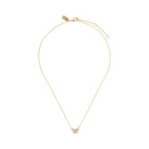 Collar Mariposa Latón Dorado Coach