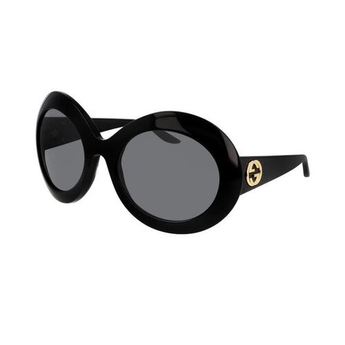 Lente de sol Gucci modelo GG0774S-1 64 color negro