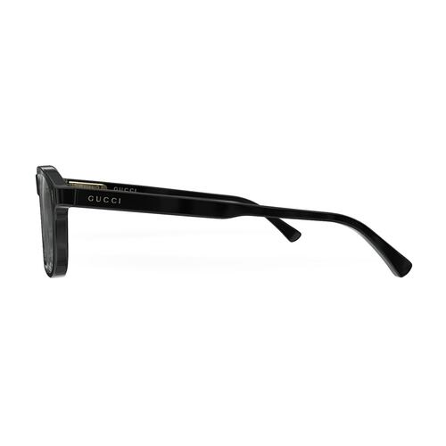 Armazón Gucci modelo gg1045o-4 58 color negro