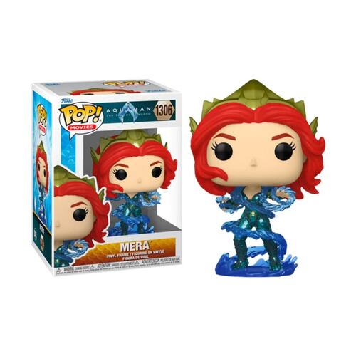 Funko Pop Movies DC Aquaman y El Reino Perdido Mera con Hydrokinesis