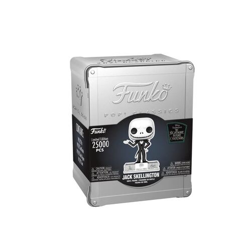 Funko Pop Classics Disney Mundo de Jack 25 Aniversario Jack Skellington Blacklight Exclusivo Funko Shop