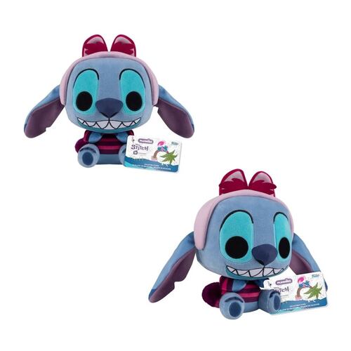 Funko Pop Plush: Disney Stitch In Costume Stitch El Gato Sonriente 7”