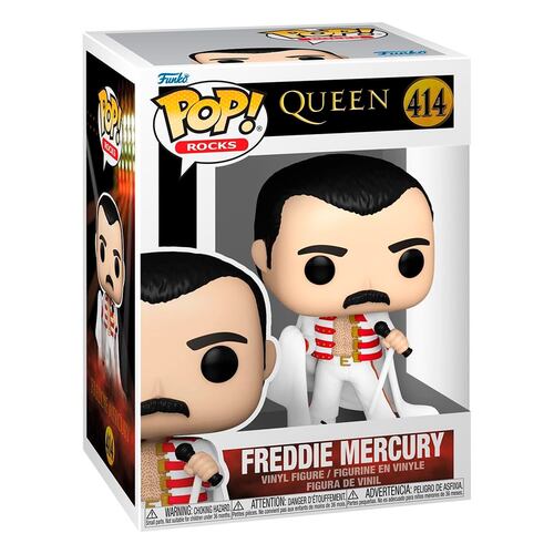 Funko Pop Rocks: Queen Freddie Mercury Con Capa