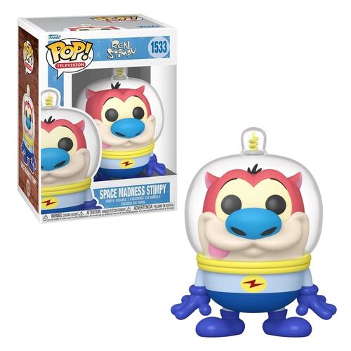 Funko Pop TV: Ren y Stimpy Stimpy Traje Espacial