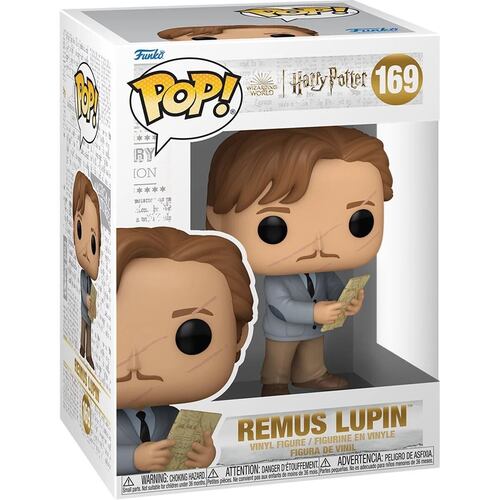 Funko Pop Movies: Harry Potter y El Prisionero de Azkaban Lupin con Mapa