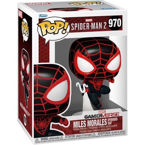 Funko Pop Games: SpiderMan 2 Miles Morales Traje Actualizado