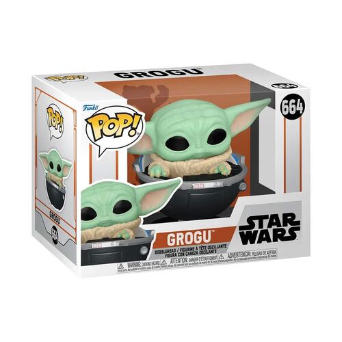 Funko Pop Star Wars The Mandalorian Grogu en Cochecito Flotante