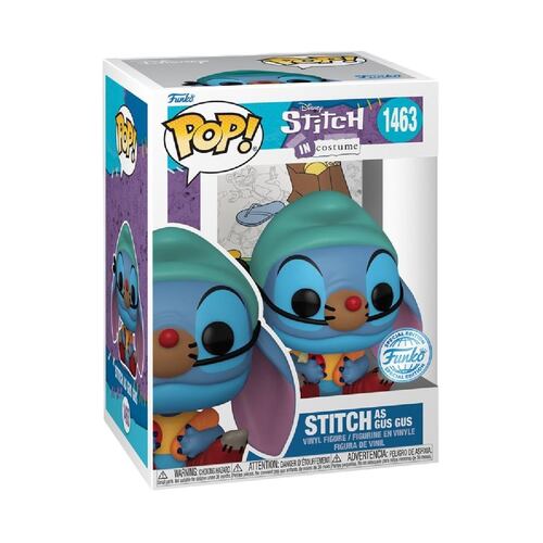 Funko Pop Disney: Stitch In Costume Stitch como Gus Gus Exclusivo