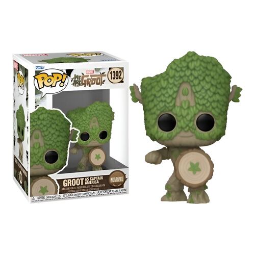 Funko Pop Marvel: Somos Groot Capitán America