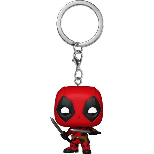 Funko Pop Keychain: Deadpool y Wolverine Deadpool con Espadas Llavero