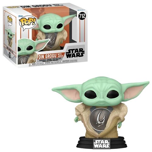 Funko Pop Star Wars: Star Wars The Mandalorian Grogu con Armadura