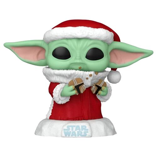 Funko Pop Star Wars: The Mandalorian Holiday 2024 Grogu Santa