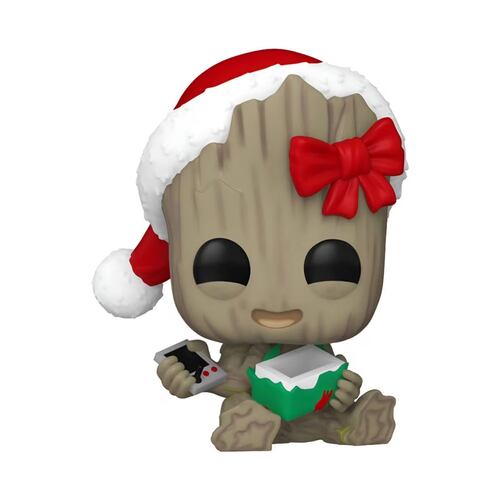 Funko Pop Marvel: Holiday Groot con Regalo