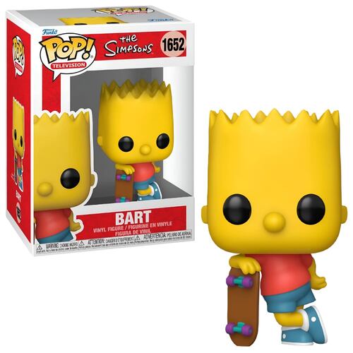 Funko Pop TV: Los Simpson Bart con Patineta