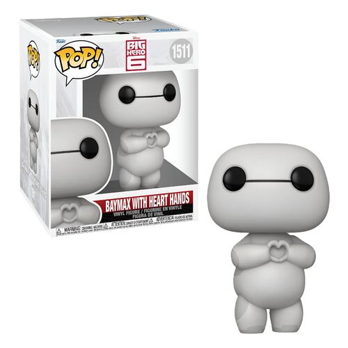 Funko Pop Super: Disney Grandes Héroes Baymax Corazón con las Manos 6"