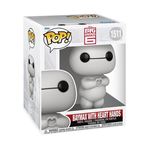 Funko Pop Super: Disney Grandes Héroes Baymax Corazón con las Manos 6"