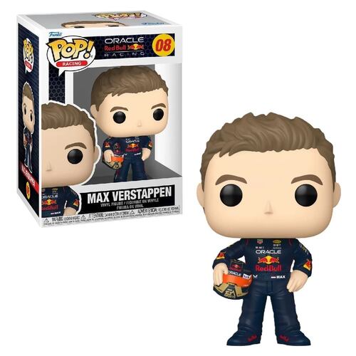 Funko Pop F1: Oracle Red Bull Racing Max Verstappen con Casco