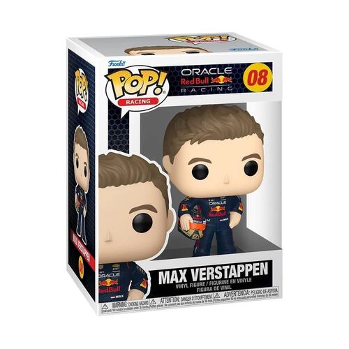 Funko Pop F1: Oracle Red Bull Racing Max Verstappen con Casco
