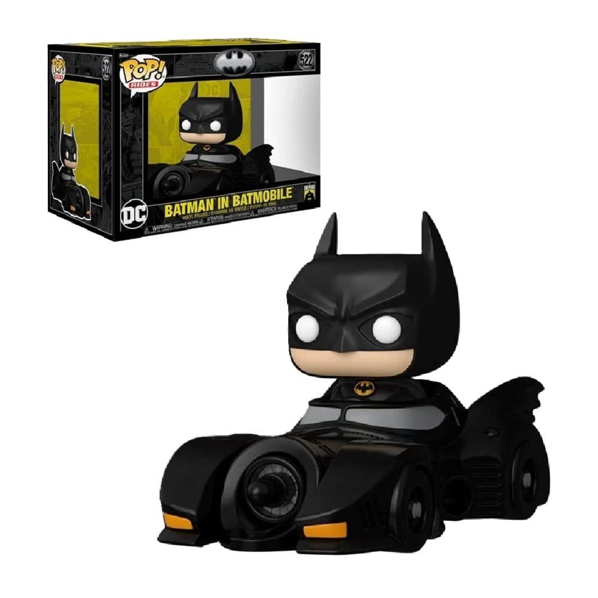 FUNKO Pop! Rides Batman 85 Aniversario - Batman con Batimóvil