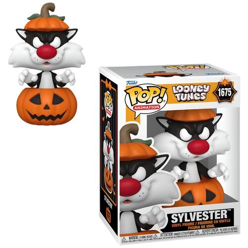 Funko Pop Animation: Looney Tunes Halloween Sylvestre con Calabaza