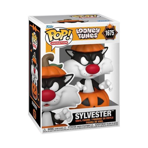 Funko Pop Animation: Looney Tunes Halloween Sylvestre con Calabaza